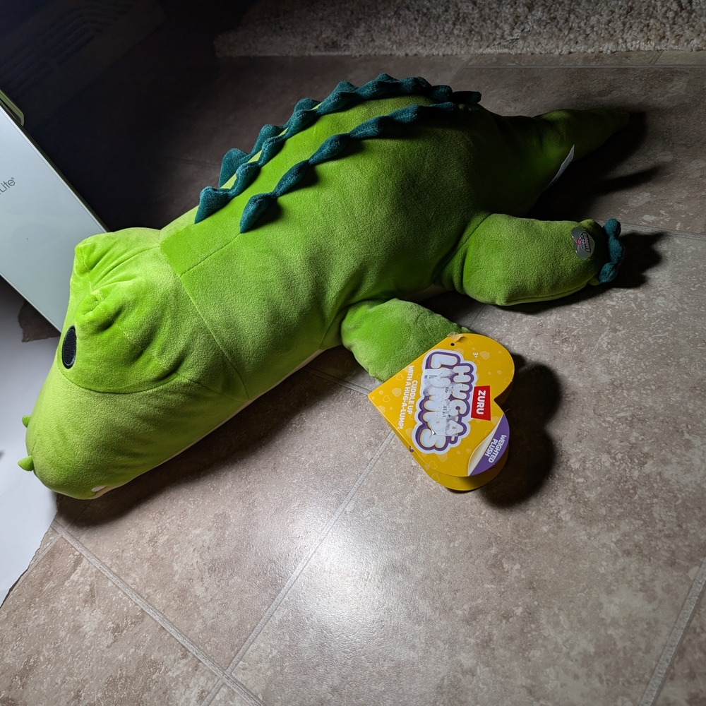 Hug A Lumps - Weighted Plush - Rocko crocodile autism sensory toy  Regular Size. - Picture 3 of 7